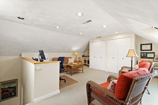 25 Valiant Way Unit 25, Salem, MA 01970 - carpeted office with recessed lighting, lofted ceiling, and baseboards