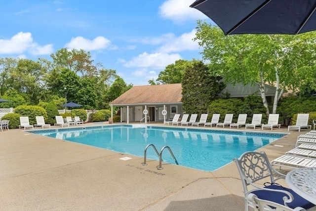 25 Valiant Way Unit 25, Salem, MA 01970 - community pool featuring a patio area