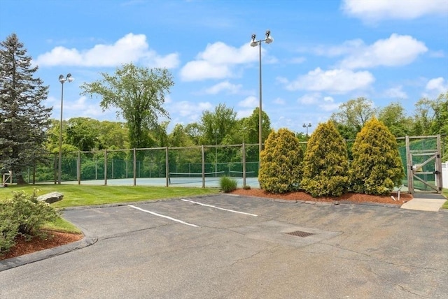 25 Valiant Way Unit 25, Salem, MA 01970 - uncovered parking lot with a tennis court