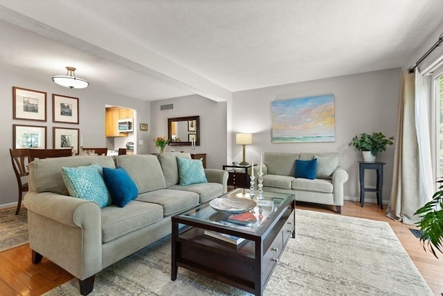 25 Valiant Way Unit 25, Salem, MA 01970 - living area featuring light wood-style floors and baseboards
