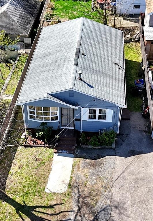 drone / aerial view