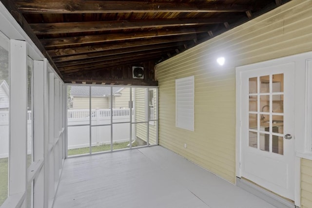 24 City View Ave, West Springfield, MA 01089 - unfurnished sunroom with lofted ceiling