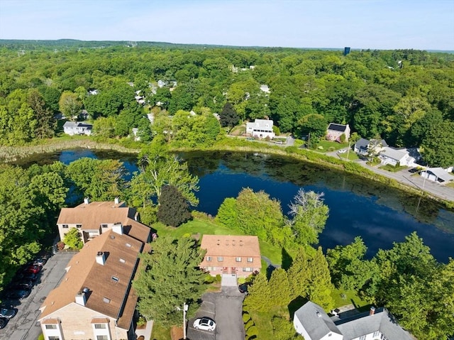 212 Washington St Unit 212, Canton, MA 02021 - bird's eye view of a nearby body of water and a heavily wooded area