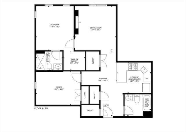 101 Condor St Unit 301A, Boston, MA 02128 - home floor plan