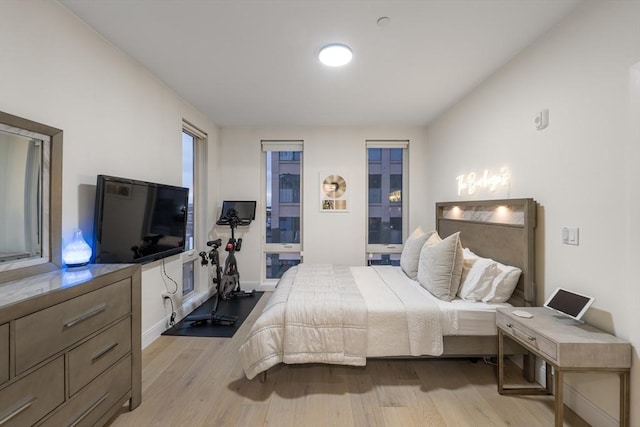 101 Condor St Unit 301A, Boston, MA 02128 - bedroom with light wood finished floors and baseboards