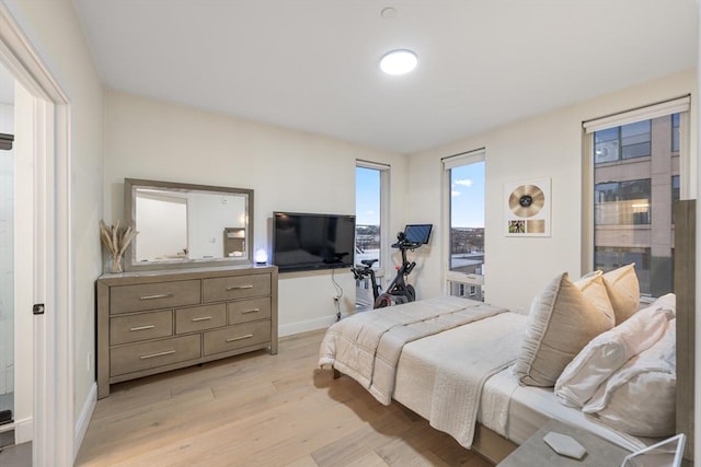 101 Condor St Unit 301A, Boston, MA 02128 - bedroom featuring light wood-style floors and baseboards