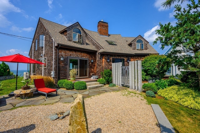 back of house featuring a patio