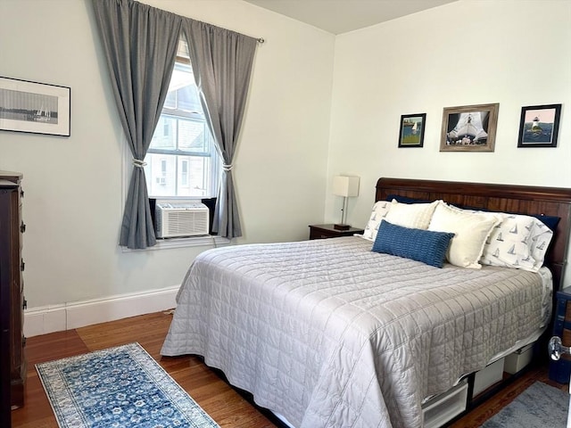 95 Pearson Ave Unit 1, Somerville, MA 02144 - bedroom featuring wood finished floors and cooling unit