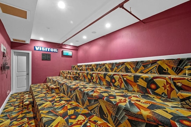 view of home theater