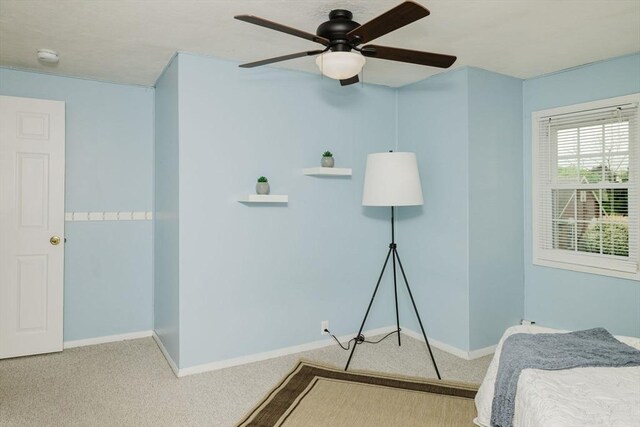 9 Mount Hope St, North Attleboro, MA 02760 - bedroom with carpet, baseboards, and ceiling fan