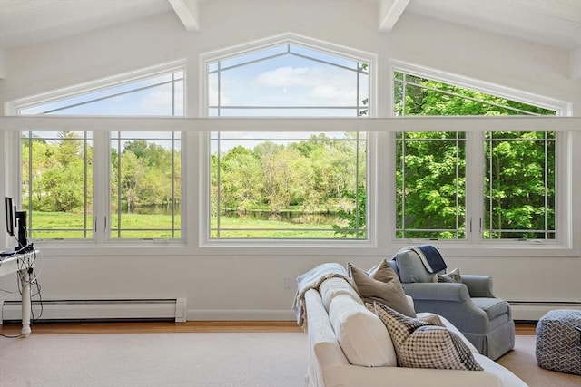 196 Elm St, Concord, MA 01742 - sunroom / solarium with baseboard heating