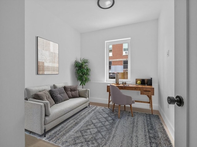 27 Dixwell Unit 1, Boston, MA 02119 - office with wood finished floors and baseboards