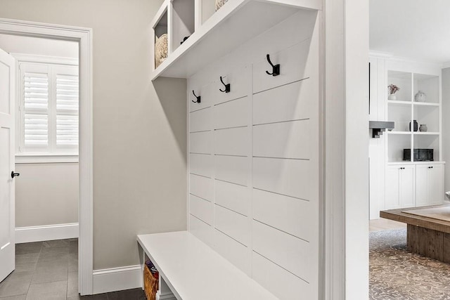 170 Lafayette Ave, Wrentham, MA 02093 - mudroom with baseboards and tile patterned flooring