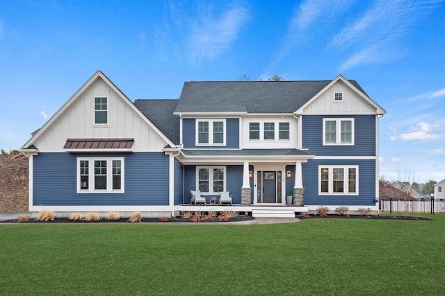 170 Lafayette Ave, Wrentham, MA 02093 - view of front facade featuring board and batten siding and covered porch