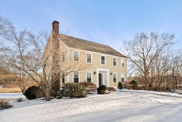 view of colonial house