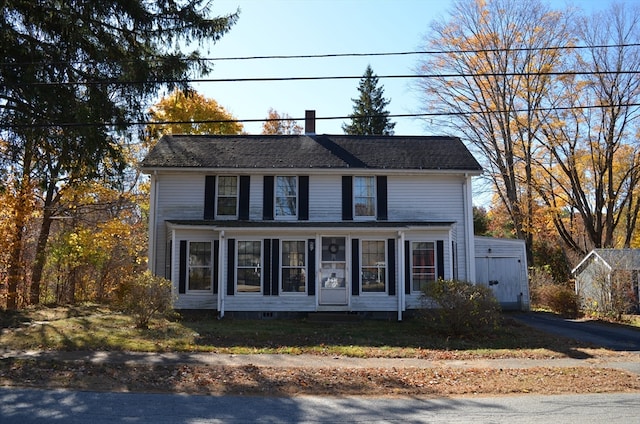 view of front of home