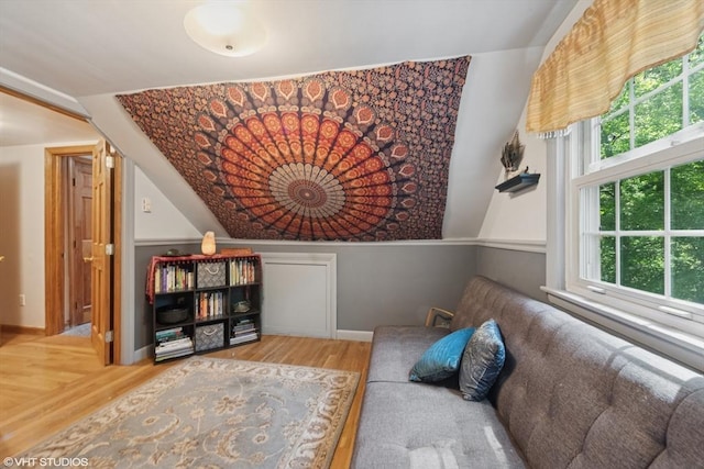 157 Hall St, Mansfield, MA 02048 - living area with wood finished floors and baseboards
