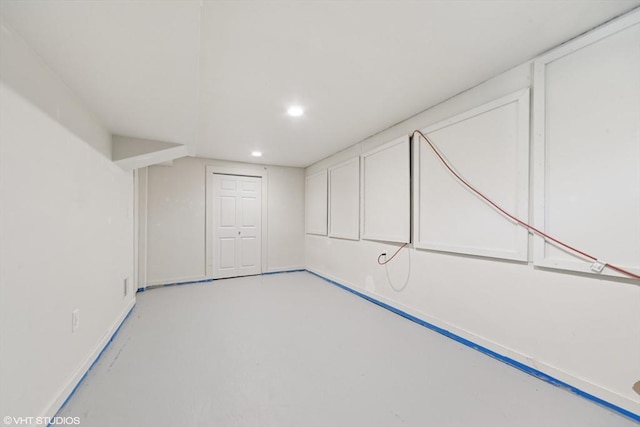 157 Hall St, Mansfield, MA 02048 - basement featuring recessed lighting