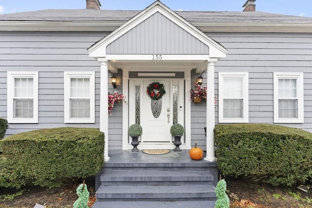 view of entrance to property