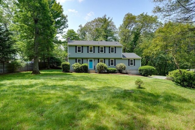 216 Davis St, Northborough, MA 01532 - view of front facade featuring a chimney