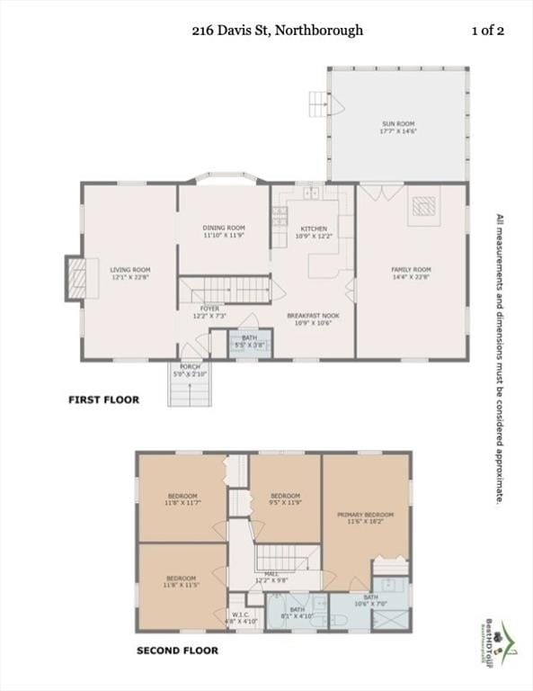 216 Davis St, Northborough, MA 01532 - view of home floor plan