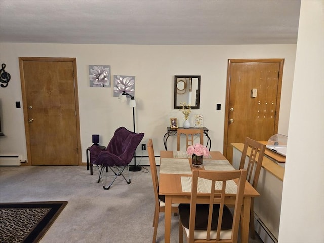 82 Lionel Ave Unit B, Waltham, MA 02452 - carpeted dining space with baseboard heating