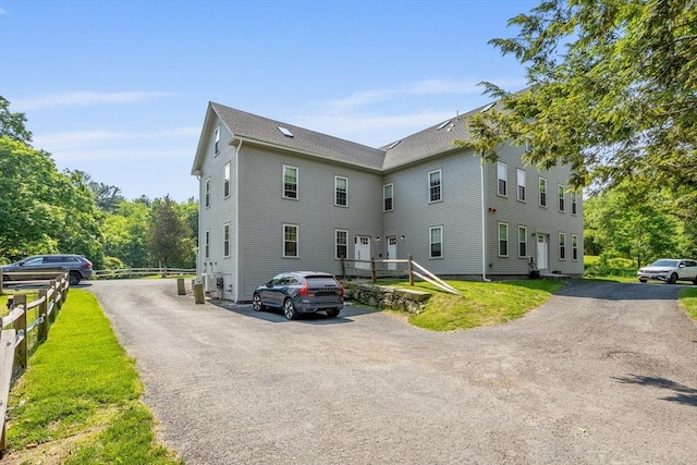 166 Littleton Unit 3, Harvard, MA 01451 - view of side of property with a central air condition unit