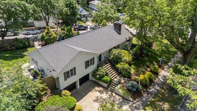 57 Glenham St, Boston, MA 02132 - aerial view of property and surrounding area