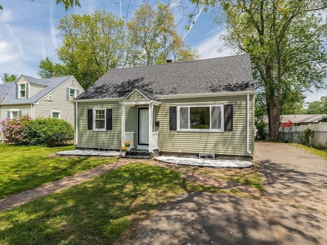 76 Wolcott Ave, West Springfield, MA 01089 - cape cod-style house featuring a shingled roof