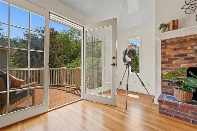 11 Ashford Ln, Andover, MA 01810 - entryway with wood finished floors and baseboards