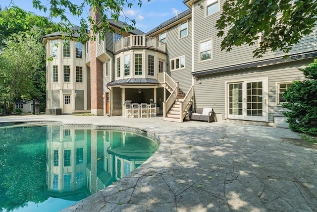 11 Ashford Ln, Andover, MA 01810 - outdoor pool featuring a patio