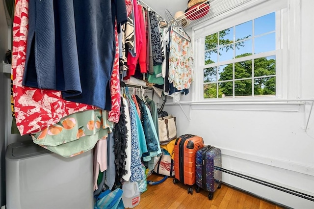 30 Eastview Rd, Hopkinton, MA 01748 - spacious closet featuring baseboard heating and wood finished floors