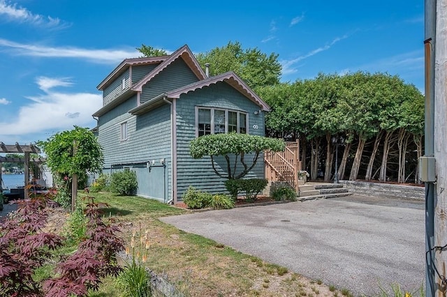 45 Point Pleasant Rd, Webster, MA 01570 - view of property exterior featuring a patio