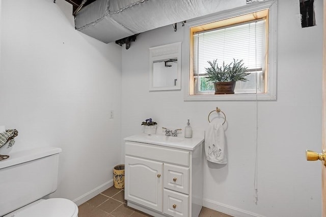 45 Point Pleasant Rd, Webster, MA 01570 - half bath featuring vanity and tile patterned flooring