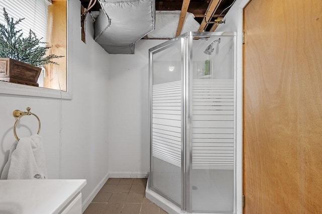45 Point Pleasant Rd, Webster, MA 01570 - full bathroom with a stall shower and tile patterned floors