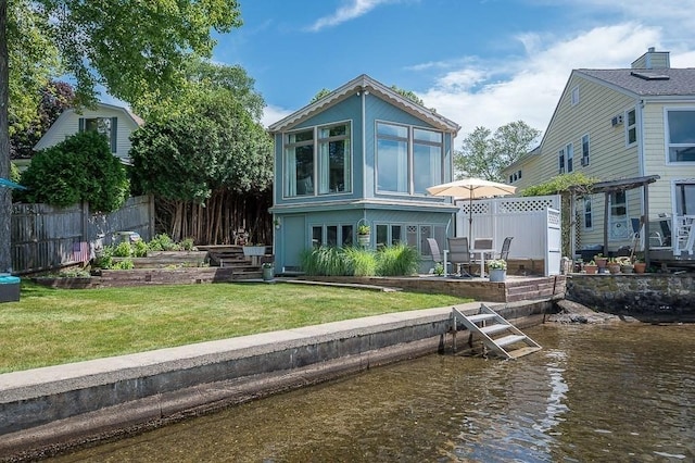 45 Point Pleasant Rd, Webster, MA 01570 - back of property featuring a water view