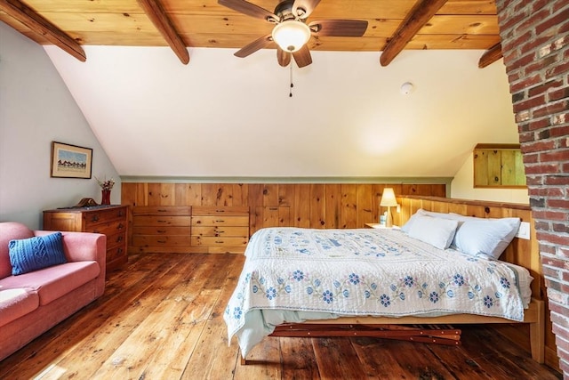 78 Wickett Pond Rd, Wendell, MA 01379 - bedroom featuring hardwood / wood-style flooring and wood ceiling