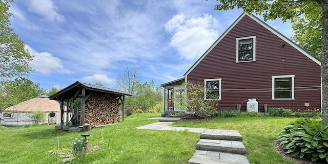78 Wickett Pond Rd, Wendell, MA 01379 - view of side of home with a yard