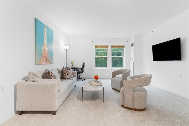 300 Allston Unit 205, Boston, MA 02135 - carpeted living area featuring baseboards