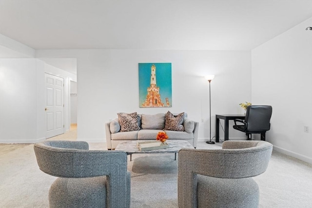 300 Allston Unit 205, Boston, MA 02135 - living area with light colored carpet and baseboards