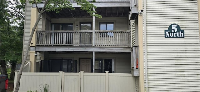 800 Bearses Way Unit 5Nb, Barnstable, MA 02601 - rear view of property featuring a balcony