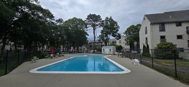 800 Bearses Way Unit 5Nb, Barnstable, MA 02601 - community pool with a patio area and a shed