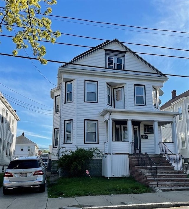 50 Proctor Ave, Revere, MA 02151 - view of front of property with a porch