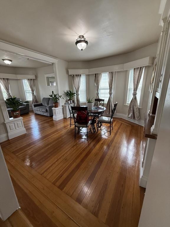 50 Proctor Ave, Revere, MA 02151 - dining space with healthy amount of natural light and hardwood / wood-style flooring