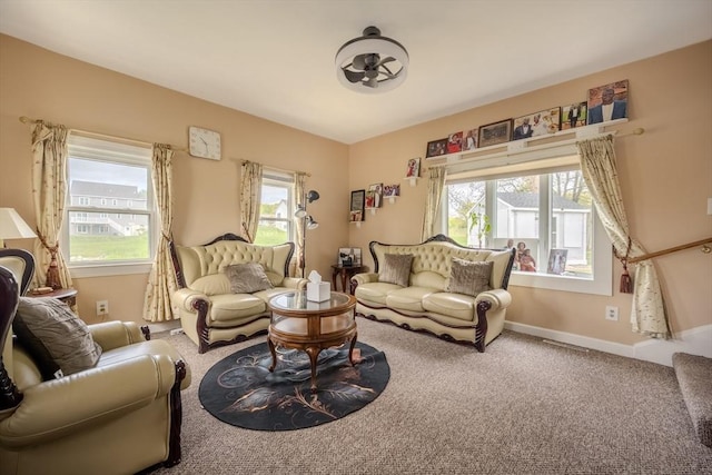 342 Townsend Rd, Groton, MA 01450 - living area with carpet floors and baseboards