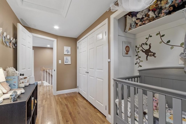 4 Elizabeth Rd, Hudson, MA 01749 - entrance foyer with light wood finished floors, recessed lighting, and baseboards