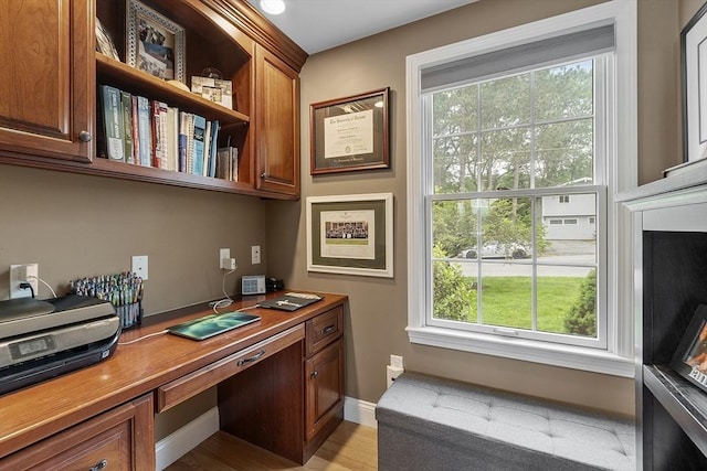 4 Elizabeth Rd, Hudson, MA 01749 - office space featuring built in study area and light wood-style flooring