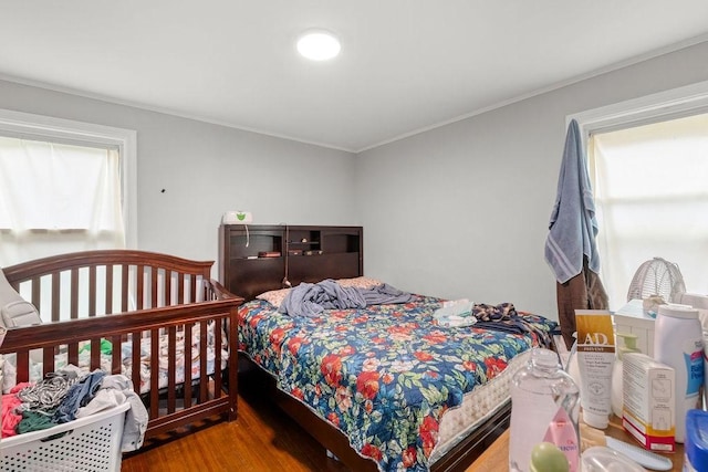 135 Snell, Fall River, MA 02721 - bedroom featuring crown molding and wood finished floors