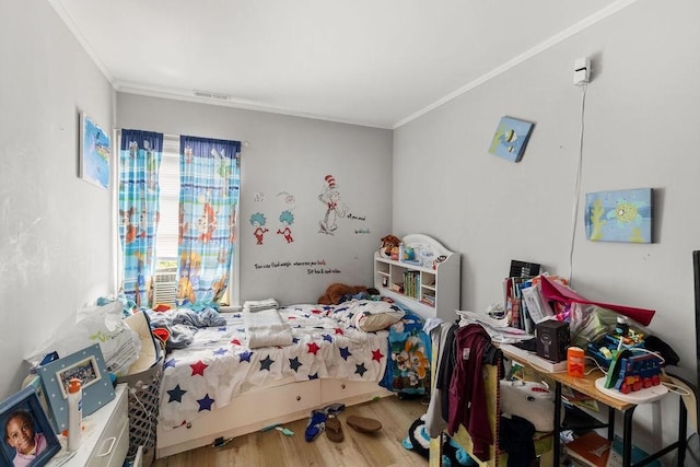 135 Snell, Fall River, MA 02721 - bedroom with wood finished floors and ornamental molding