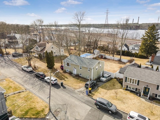 bird's eye view featuring a residential view